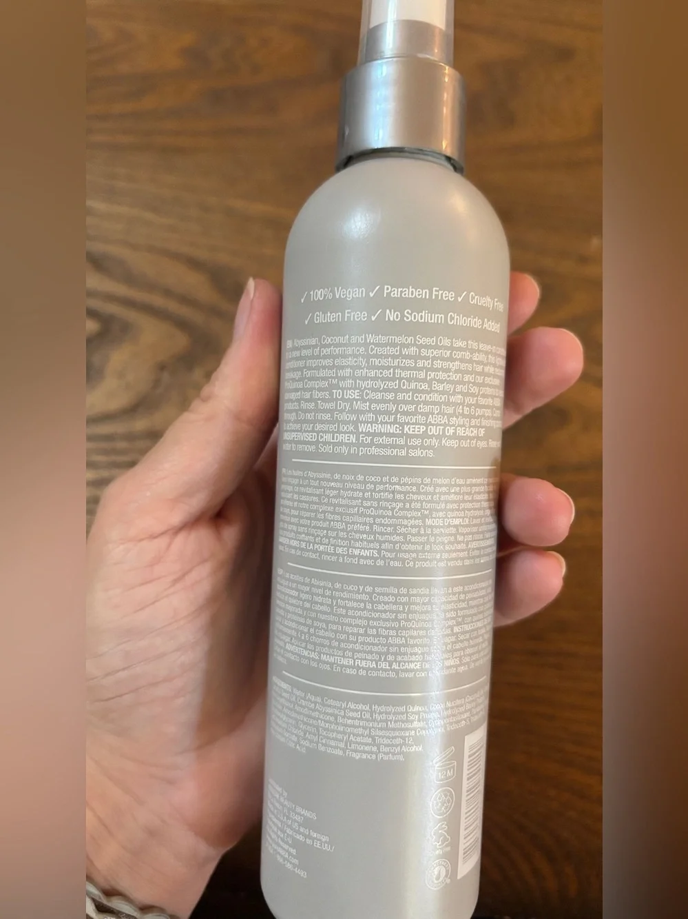 🆕 Abba Complete All-In-One Leave In Spray Vegan Conditioner 8oz